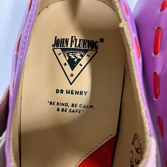*BRAND NEW* Fluevog 2021 Operetta DR. HENRY, Purple/Red, Size 9.5 (best for 9)! - Picture 5 of 14